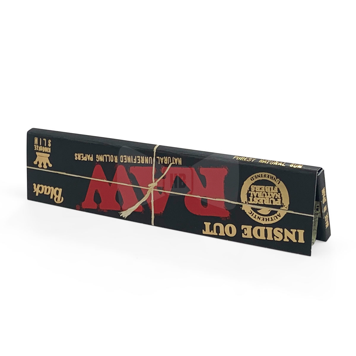 RAW Black King Slim Inside Out Rolling Papers - All in One Smoke Shop