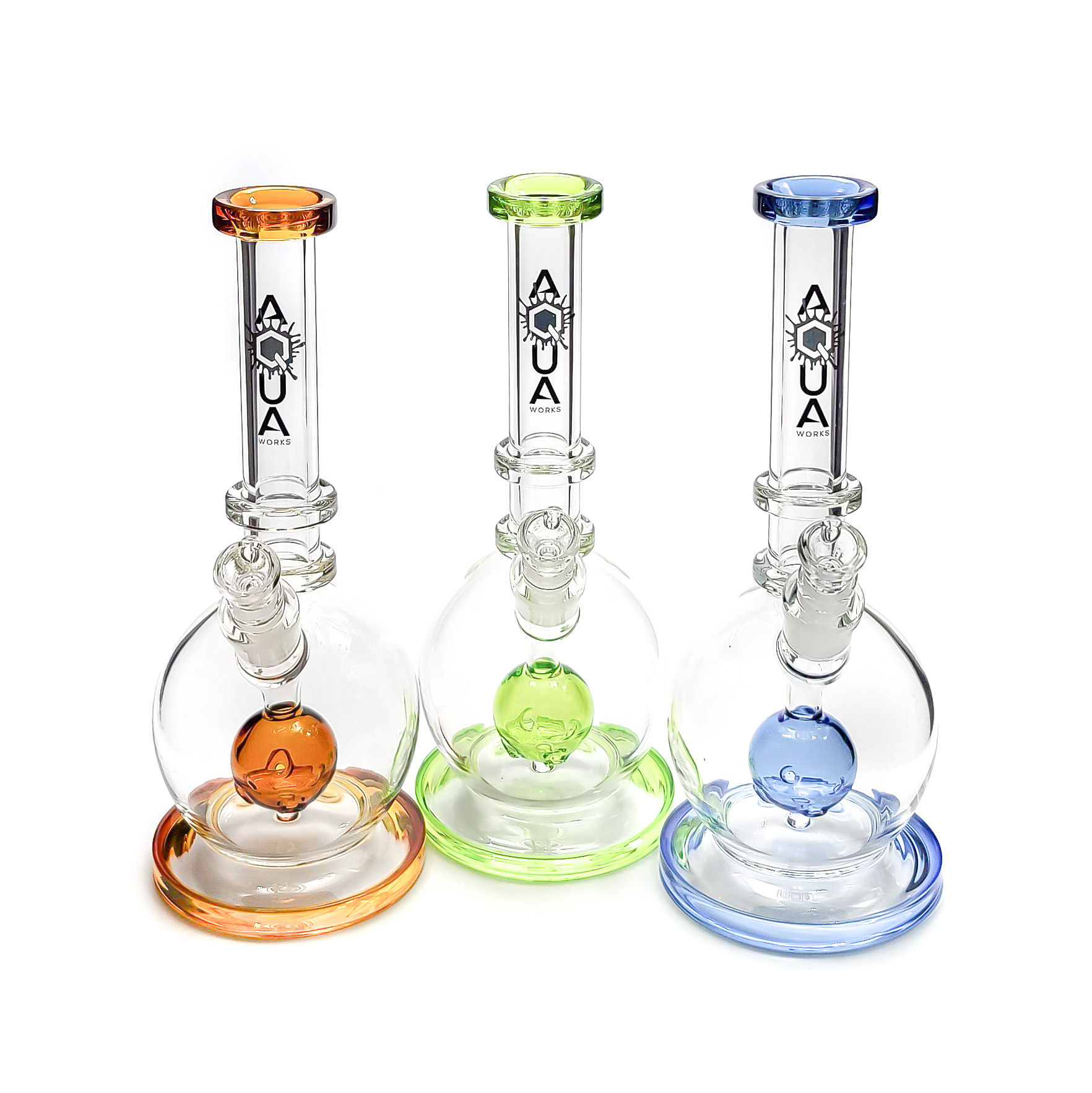 Aqua Works Orb Water Pipe - All In One Smoke Shop